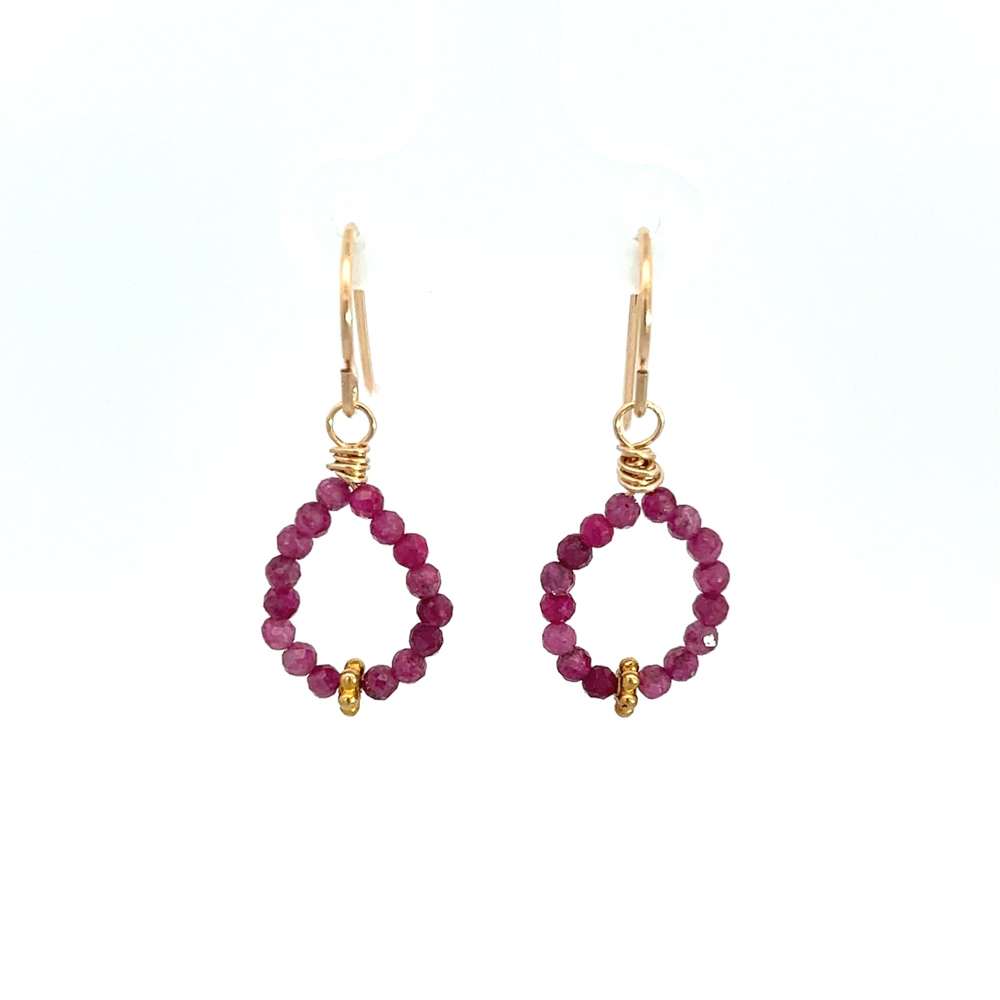 Ruby Loop Earrings