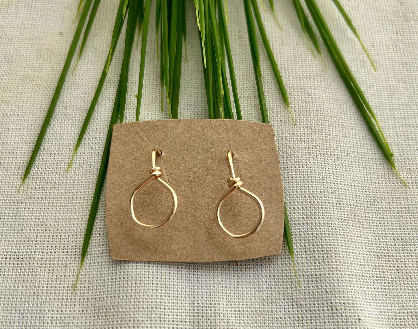 Gold fill Micro Hoop Earrings