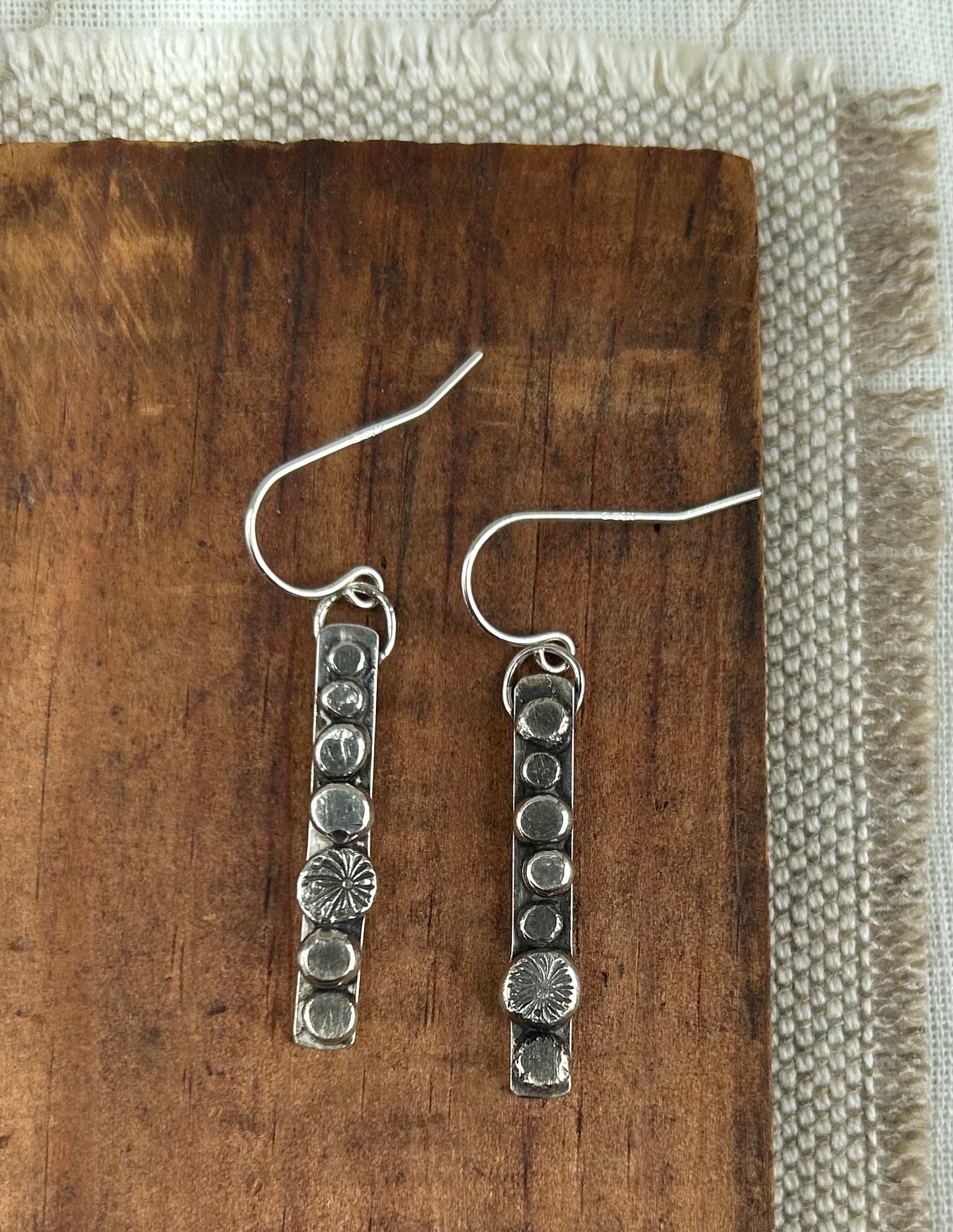 Sterling Bar Earrings