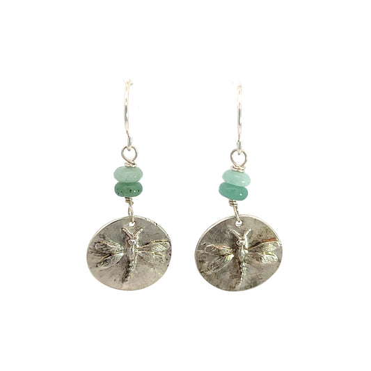 Sterling Dragonfly Earrings