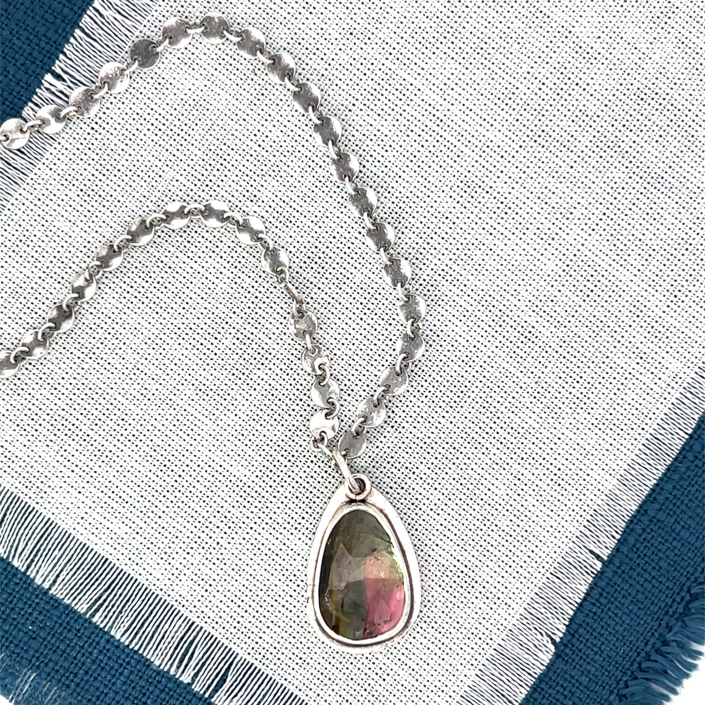 Watermelon Tourmaline Necklace