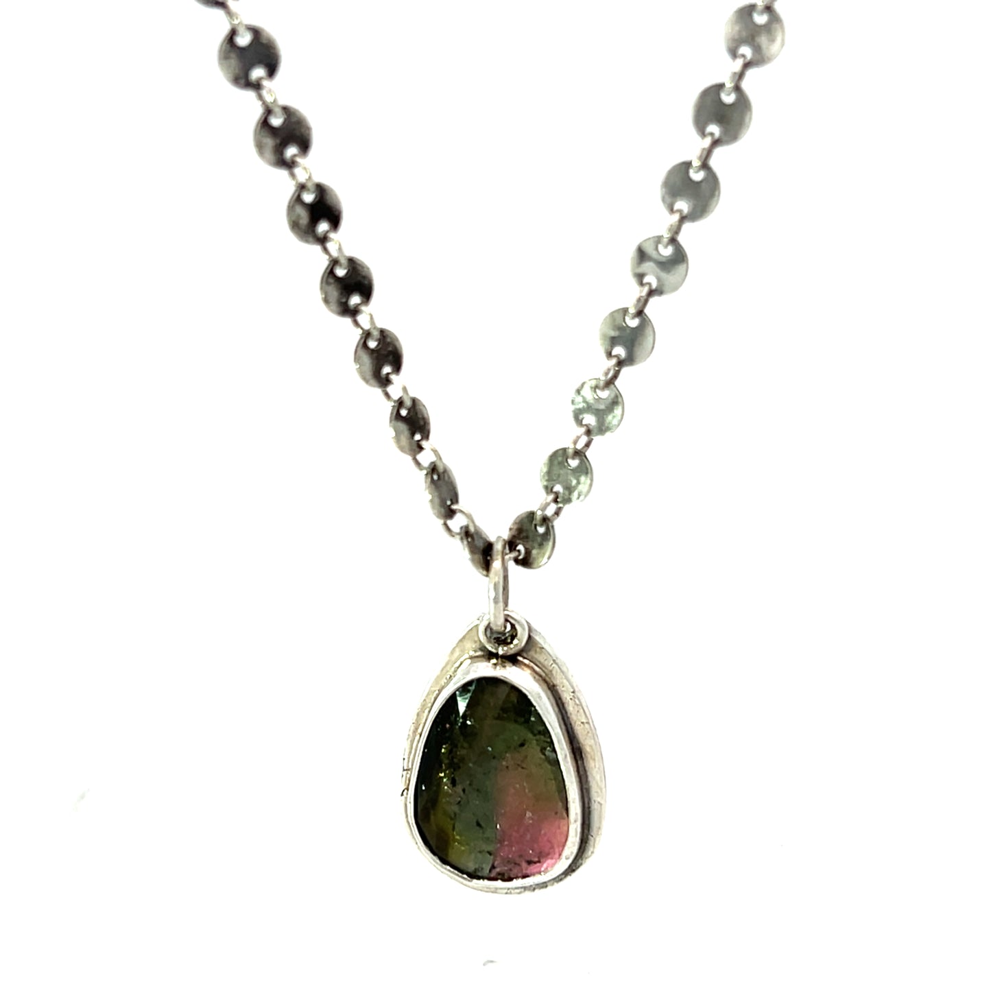 Watermelon Tourmaline Necklace