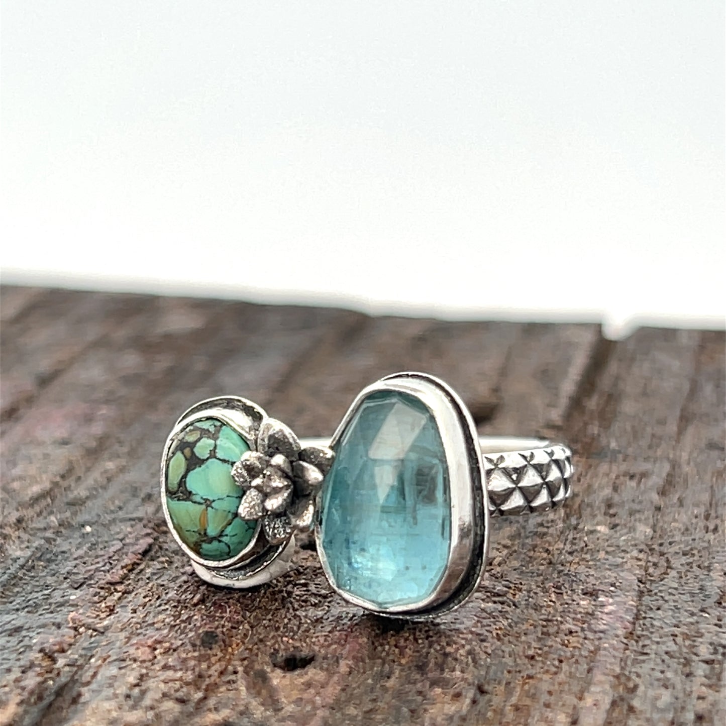 Vibrant Two Stone Ring