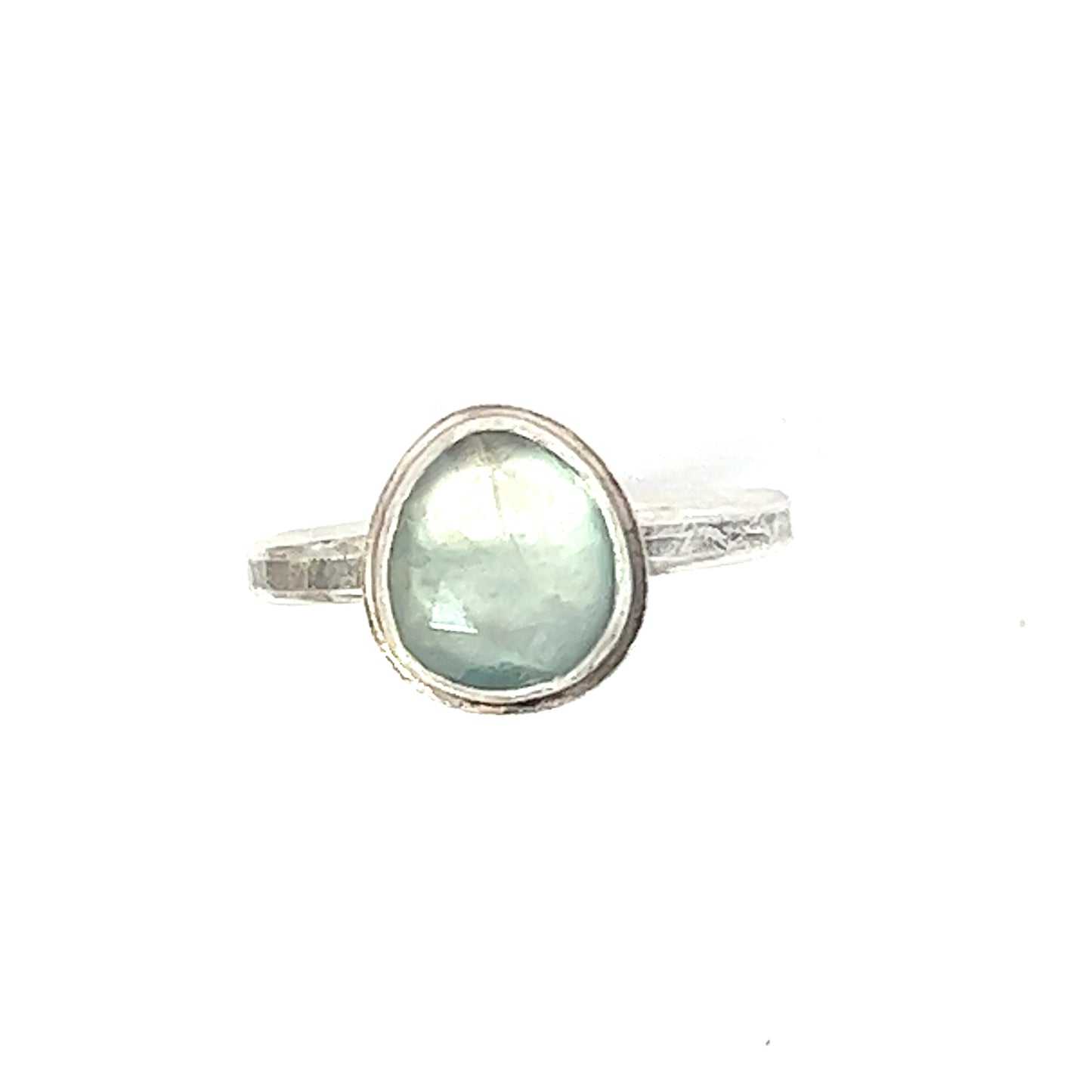 Aquamarine Ring in Sterling Silver