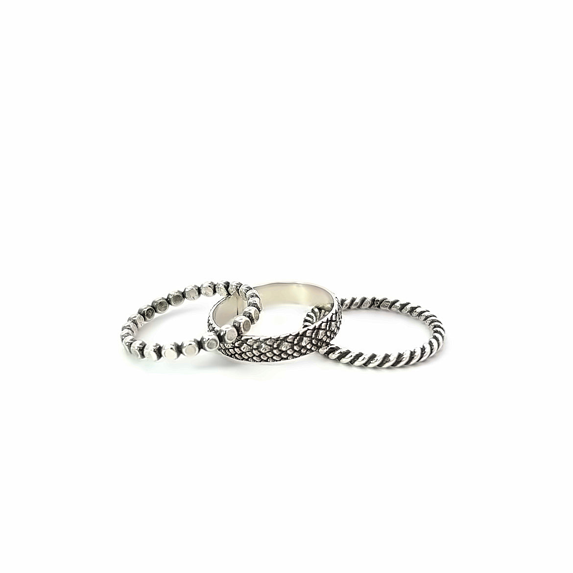 Sterling Stacking Ring Bands