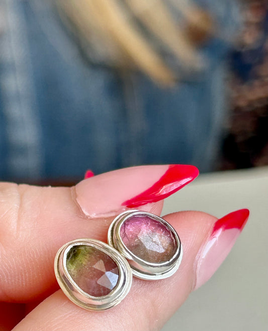 Tourmaline Stud Earrings