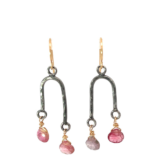 Tourmaline Tear Drop Earrings