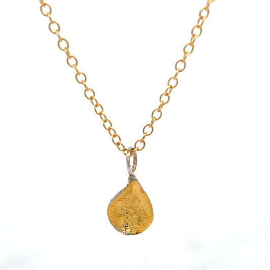 Petite Gold Leaf Necklace