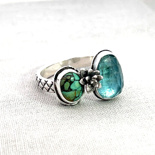 Vibrant Two Stone Ring